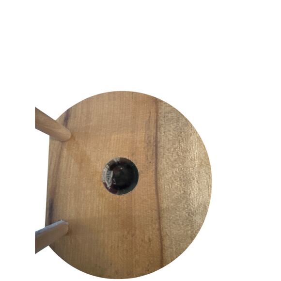 Vintage MCM Wooden Nickel Tabletop Bookshelf Book Shelf Adjustable Myrtlewood - Picture 8 of 9